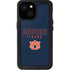 Auburn University Tigers Outline iPhone 15 Waterproof Case