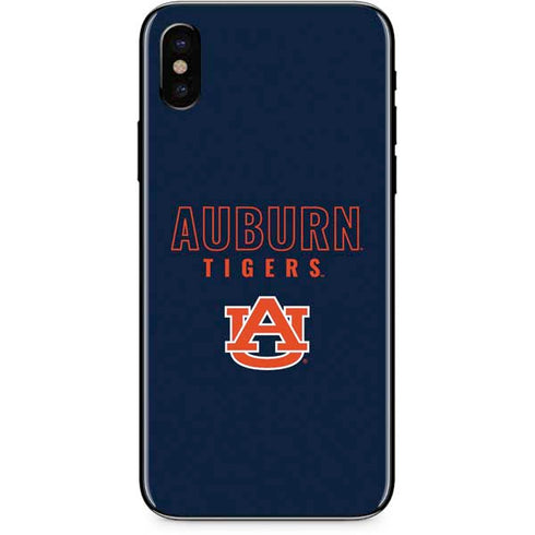 Auburn University Tigers Outline iPhone X Skin