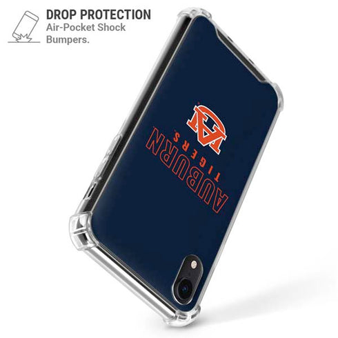 Auburn University Tigers Outline iPhone XR Clear Case