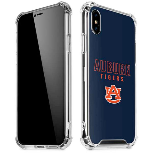 Auburn University Tigers Outline iPhone XS Max Clear Case