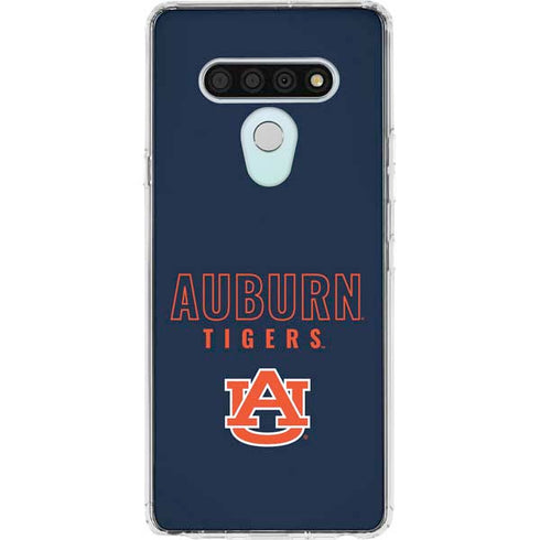Auburn University Tigers Outline LG Stylo 6 Clear Case