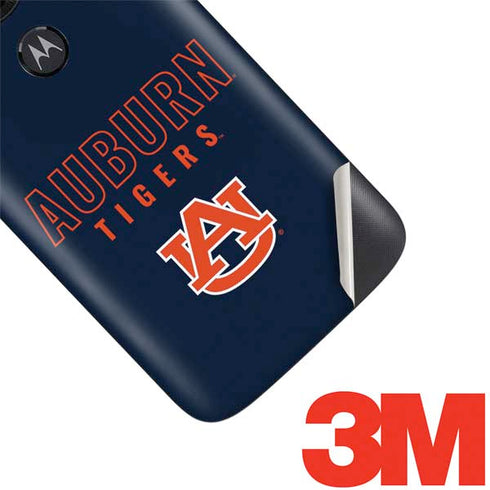 Auburn University Tigers Outline Moto E5 Play Skin