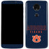 Auburn University Tigers Outline Moto E5 Plus Skin