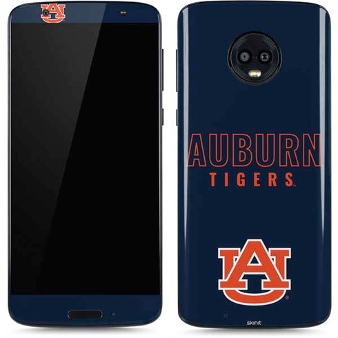 Auburn University Tigers Outline Moto G6 Skin