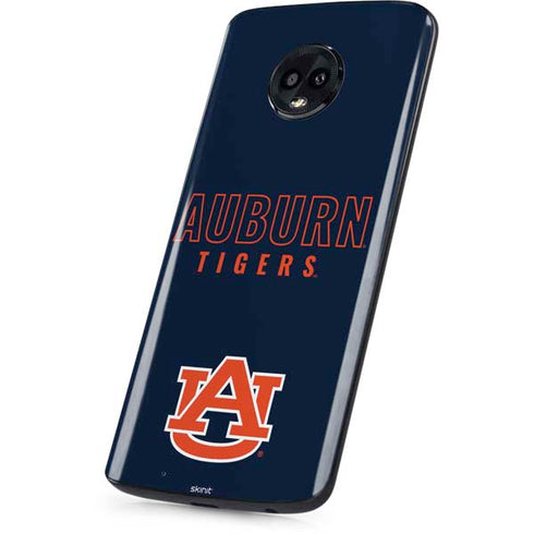 Auburn University Tigers Outline Moto G6 Skin