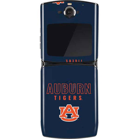 Auburn University Tigers Outline Motorola RAZR Skin