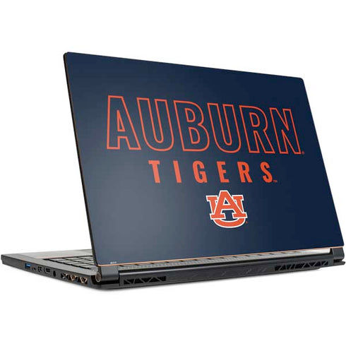 Auburn University Tigers Outline MSI GS65 Stealth Laptop Skin