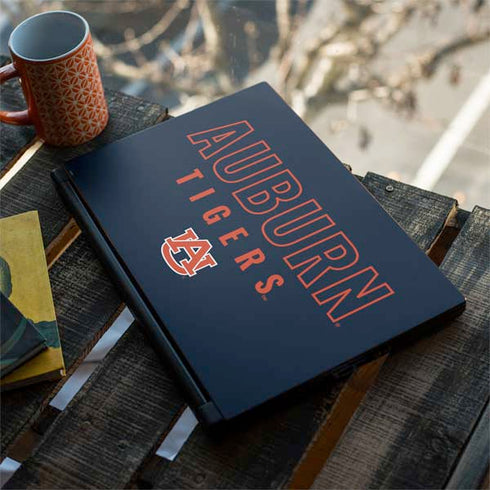 Auburn University Tigers Outline MSI GS65 Stealth Laptop Skin