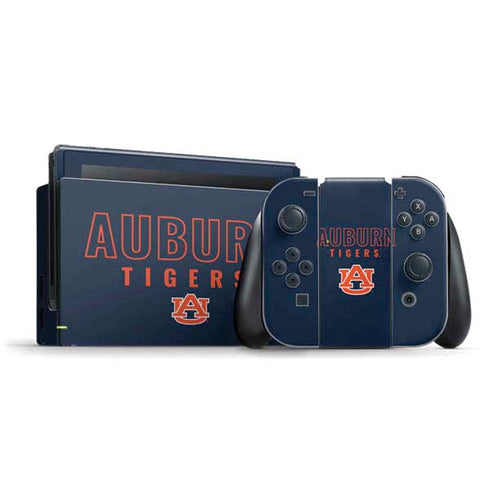 Auburn University Tigers Outline Nintendo Switch Bundle Skin