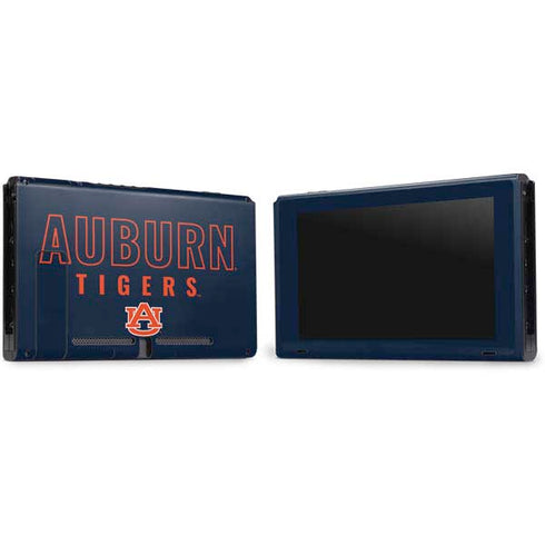Auburn University Tigers Outline Nintendo Switch Bundle Skin