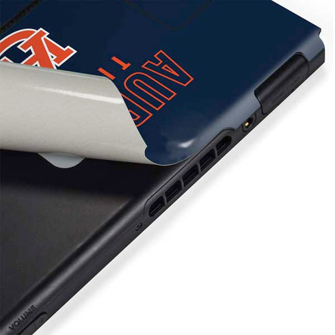 Auburn University Tigers Outline Nintendo Switch Bundle Skin