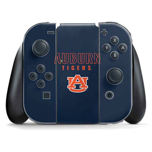 Auburn University Tigers Outline Nintendo Switch (2017-2021) Joy-Con Controller Skin