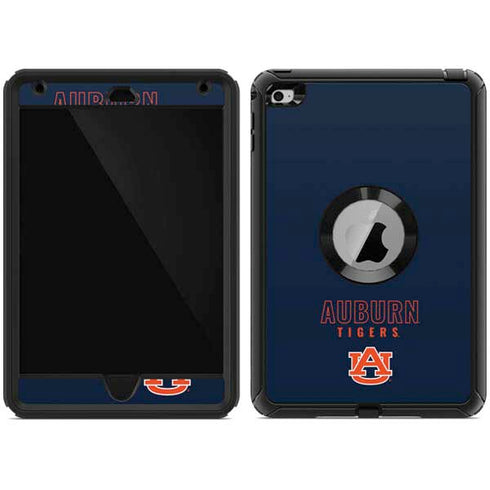 Auburn University Tigers Outline Otterbox Defender iPad Skin