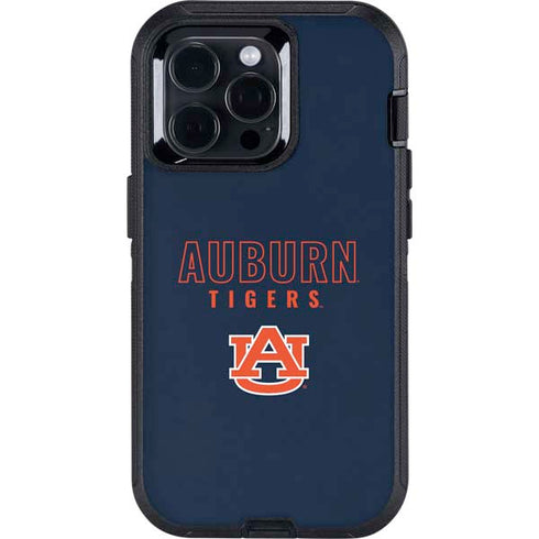 Auburn University Tigers Outline Otterbox Defender iPhone Skin