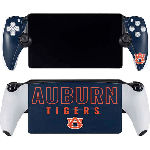 Auburn University Tigers Outline PlayStation Portal Remote Player Skin