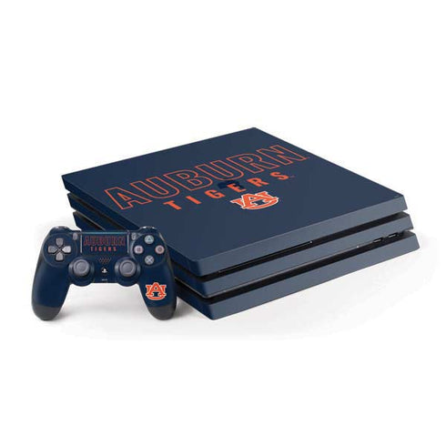 Auburn University Tigers Outline PS4 Pro Bundle Skin