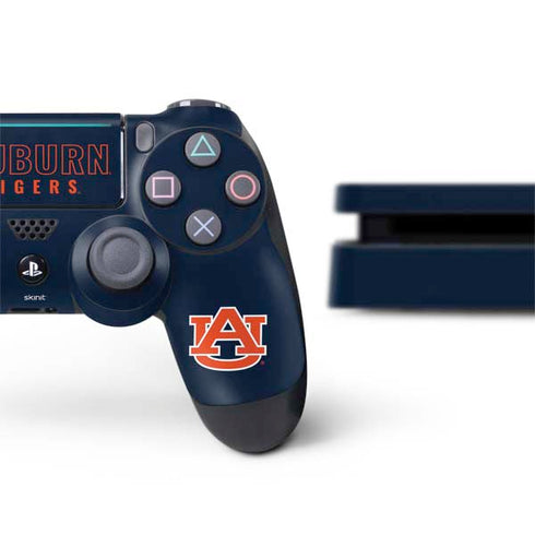 Auburn University Tigers Outline PS4 Slim Bundle Skin