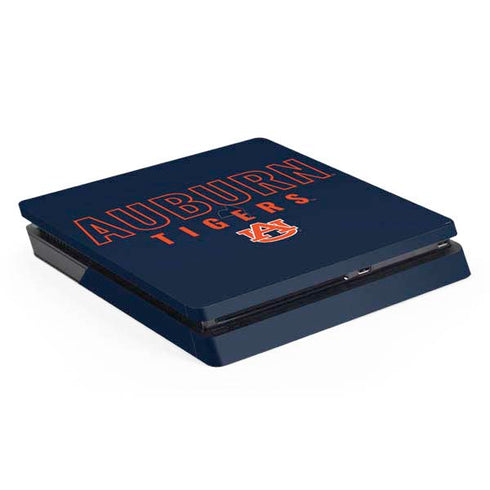 Auburn University Tigers Outline PS4 Slim Skin
