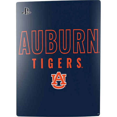 Auburn University Tigers Outline PS5 Console Skin
