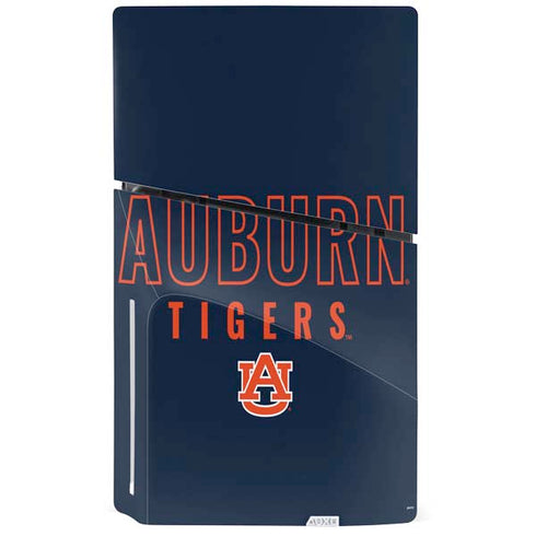 Auburn University Tigers Outline PS5 Slim Disk Bundle Skin