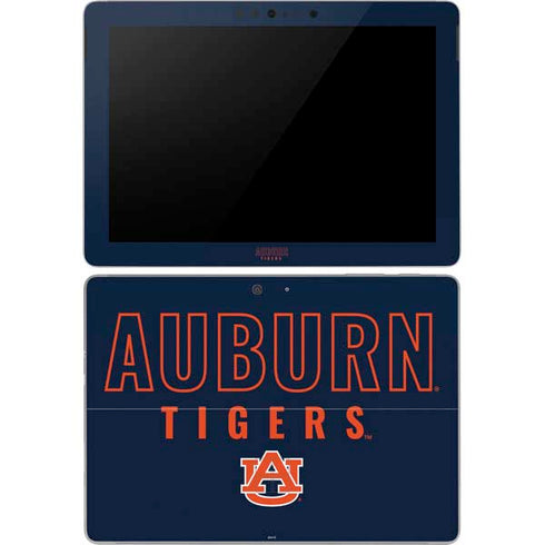 Auburn University Tigers Outline Surface Go Skin