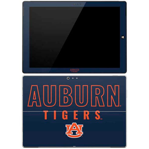 Auburn University Tigers Outline Surface Pro 3 Skin