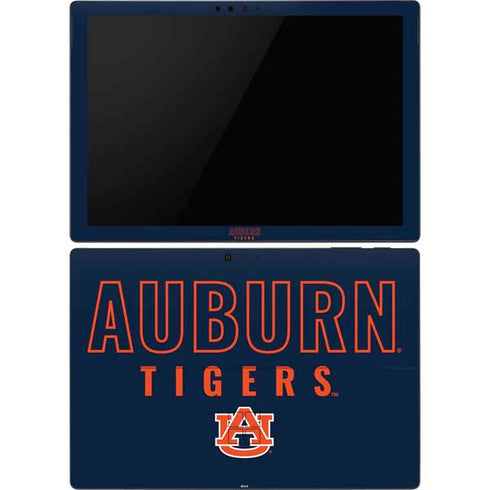 Auburn University Tigers Outline Surface Pro 6 Skin