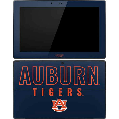 Auburn University Tigers Outline Surface Pro Tablet Skin