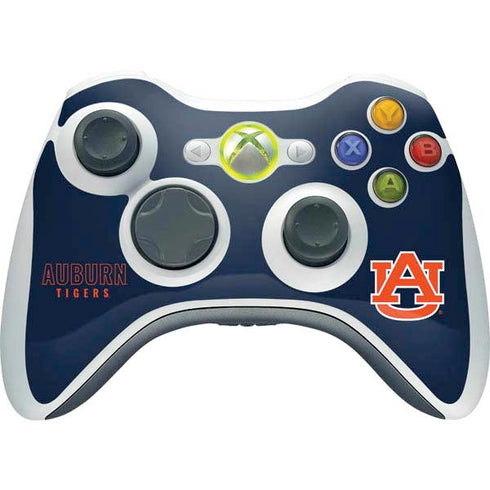 Auburn University Tigers Outline Xbox 360 Wireless Controller Skin