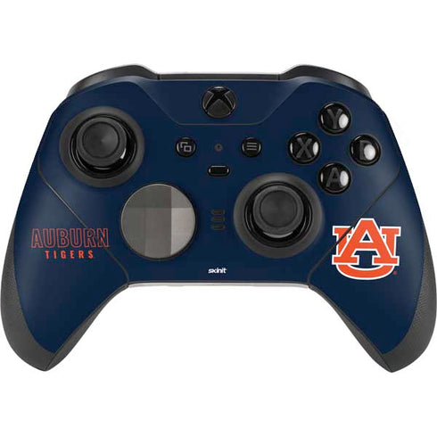 Auburn University Tigers Outline Xbox Elite Wireless Controller Series 2 Skin