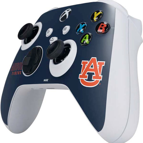 Auburn University Tigers Outline Xbox Series S Controller Skin