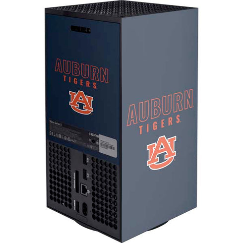 Auburn University Tigers Outline Xbox Series X Console Skin