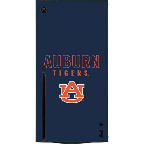 Auburn University Tigers Outline Xbox Series X Console Skin
