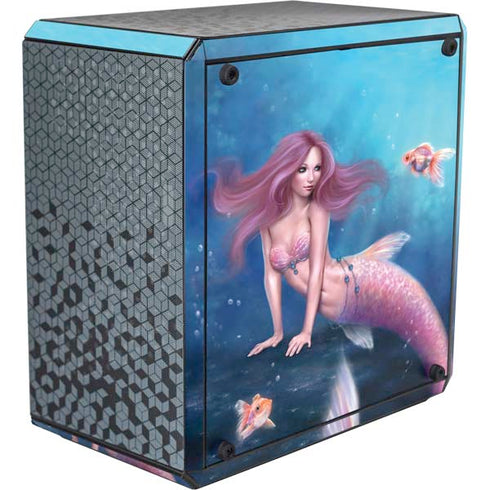 Rachel Anderson Aurelia Mermaid with Fish Cooler Master MasterBox Q300L Mini Tower Skin