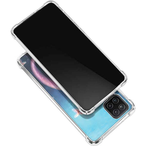 Rachel Anderson Aurelia Mermaid with Fish Galaxy A12 Clear Case