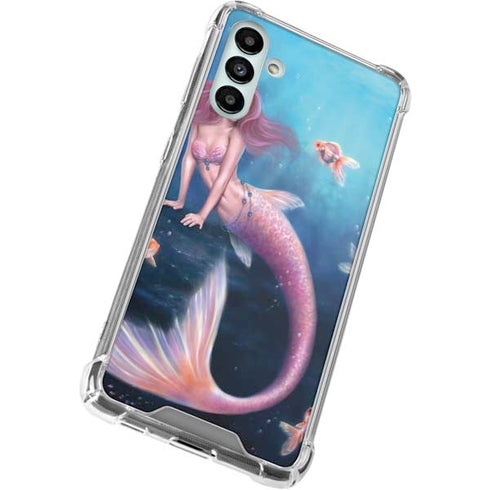 Rachel Anderson Aurelia Mermaid with Fish Galaxy A13 5G Clear Case