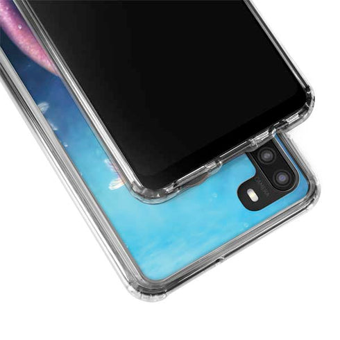 Rachel Anderson Aurelia Mermaid with Fish Galaxy A21 Clear Case