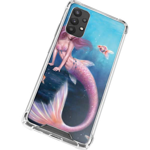 Rachel Anderson Aurelia Mermaid with Fish Galaxy A32 5G Clear Case
