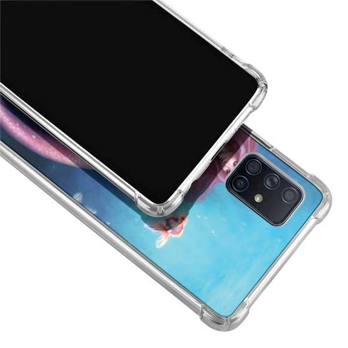 Rachel Anderson Aurelia Mermaid with Fish Galaxy A51 5G Clear Case