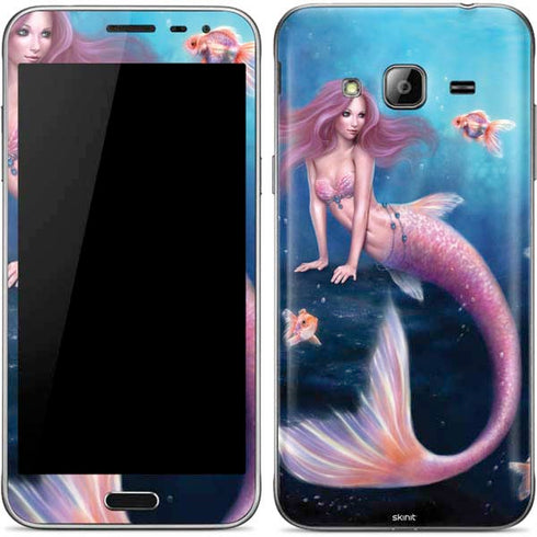 Rachel Anderson Aurelia Mermaid with Fish Galaxy J3 Skin