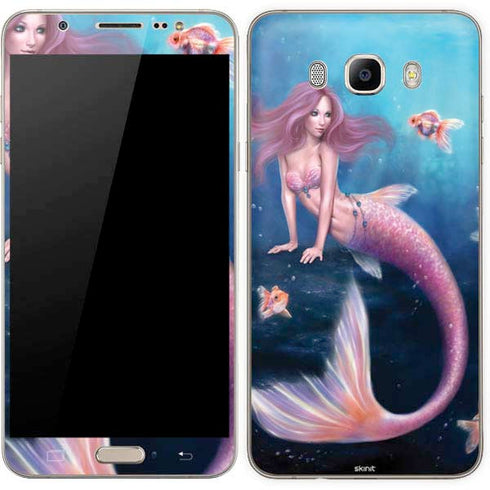 Rachel Anderson Aurelia Mermaid with Fish Galaxy J7 Skin