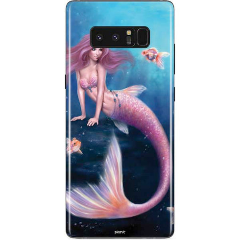 Rachel Anderson Aurelia Mermaid with Fish Galaxy Note 8 Skin