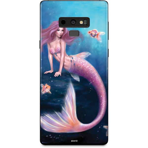 Rachel Anderson Aurelia Mermaid with Fish Galaxy Note 9 Skin