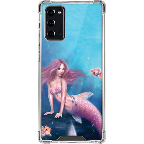 Rachel Anderson Aurelia Mermaid with Fish Galaxy Note20 5G Clear Case