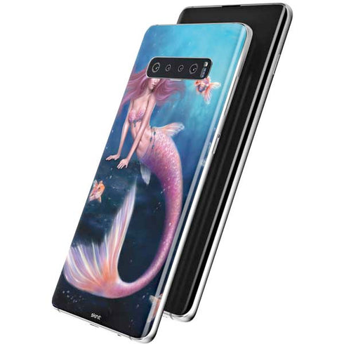 Rachel Anderson Aurelia Mermaid with Fish Galaxy S10 Plus Skin