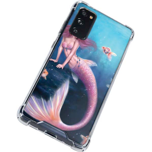 Rachel Anderson Aurelia Mermaid with Fish Galaxy S20 FE Clear Case