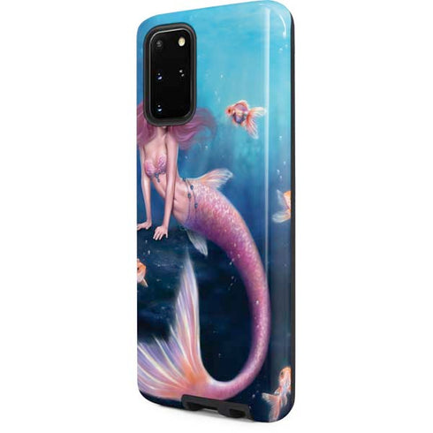Rachel Anderson Aurelia Mermaid with Fish Galaxy S20 Plus Pro Case