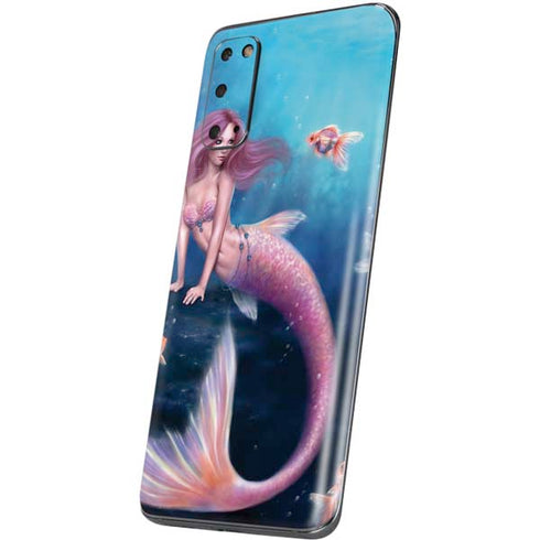 Rachel Anderson Aurelia Mermaid with Fish Galaxy S20 Skin