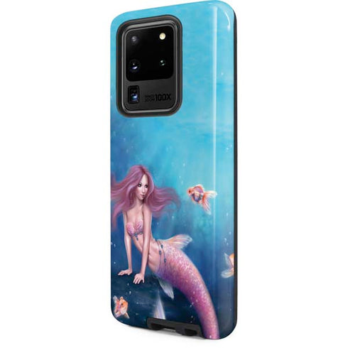 Rachel Anderson Aurelia Mermaid with Fish Galaxy S20 Ultra 5G Pro Case