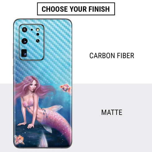 Rachel Anderson Aurelia Mermaid with Fish Galaxy S20 Ultra 5G Skin